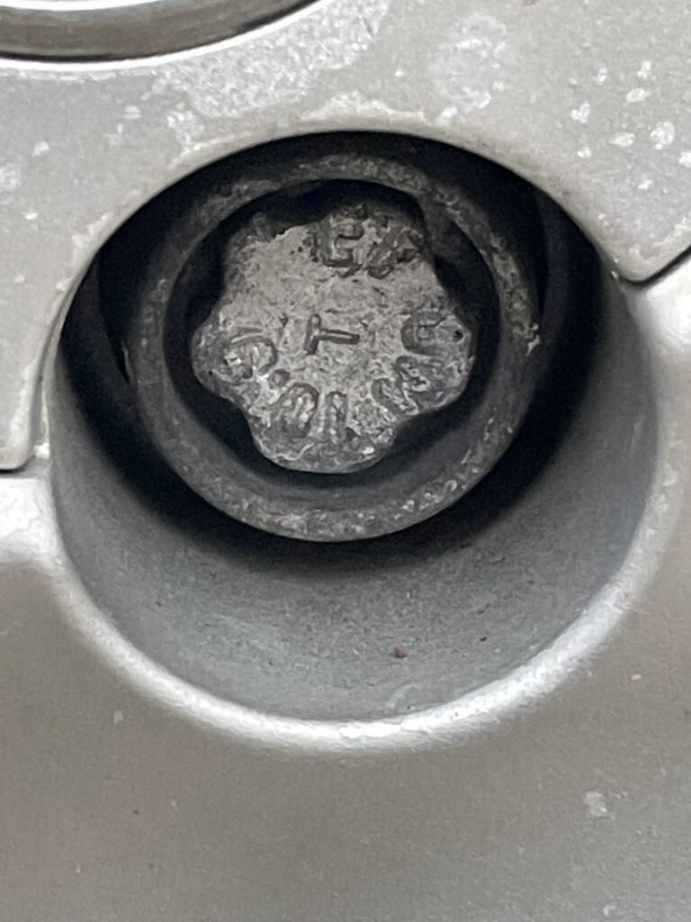damaged wheel nut